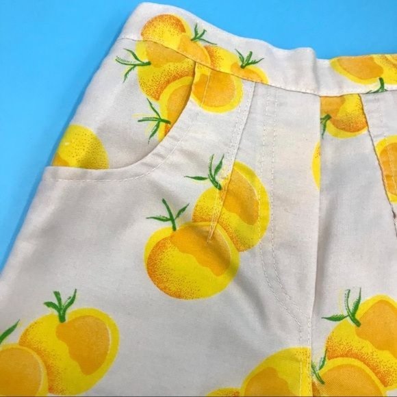 Vintage Fruit Children’s Pants Summer White Yellow‎ - Picture 3 of 5